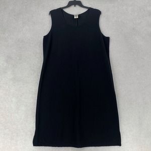 Rabbit‎ Designs Sheath Dress Womens 22W Vestido Sleeveless Black Stretchy
